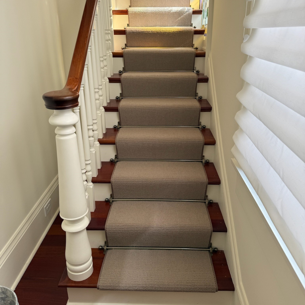 Tan Stair Runner- Modern Flooring Carpet One